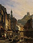Town Along a River by Jacques Carabain